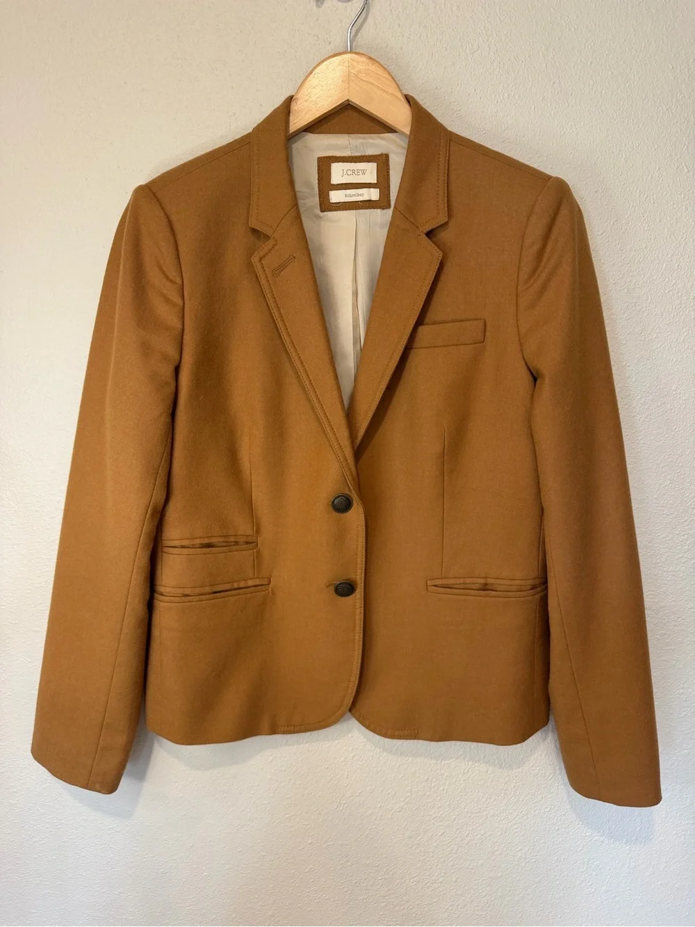 J. Crew Schoolboy Camel Blazer